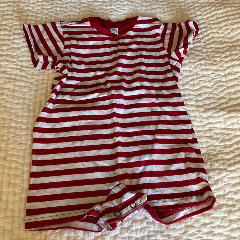 Striped onesie